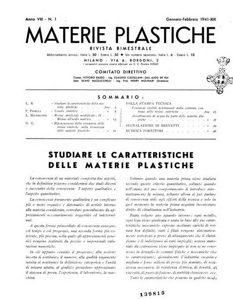 Materie plastiche