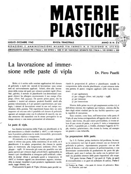 Materie plastiche