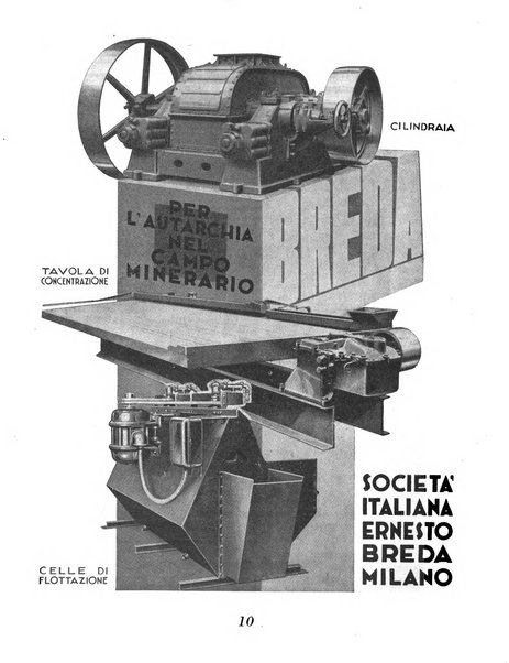 Materie prime d'Italia e dell'Impero rassegna mineraria mensile