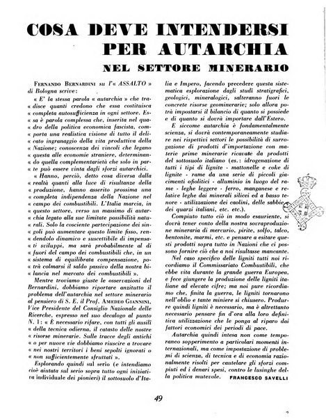 Materie prime d'Italia e dell'Impero rassegna mineraria mensile