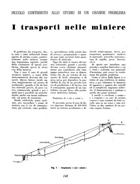 Materie prime d'Italia e dell'Impero rassegna mineraria mensile