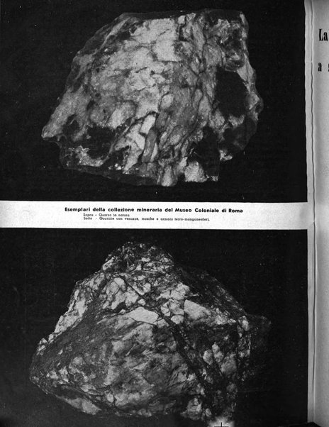 Materie prime d'Italia e dell'Impero rassegna mineraria mensile