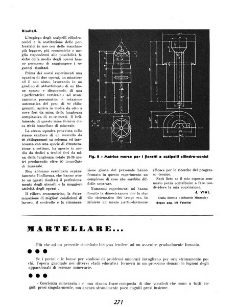 Materie prime d'Italia e dell'Impero rassegna mineraria mensile