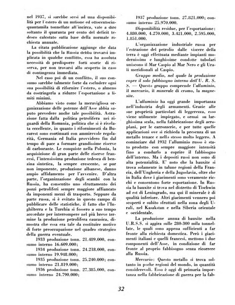 Materie prime d'Italia e dell'Impero rassegna mineraria mensile