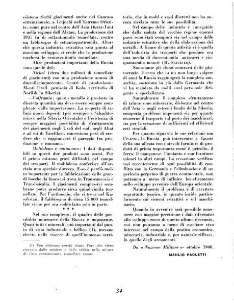 Materie prime d'Italia e dell'Impero rassegna mineraria mensile