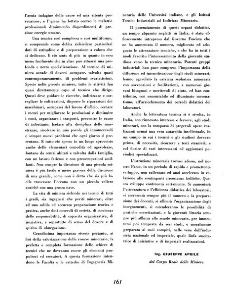 Materie prime d'Italia e dell'Impero rassegna mineraria mensile