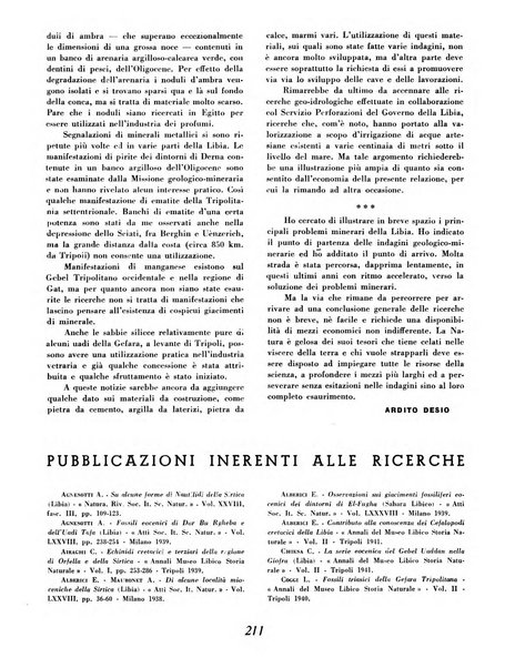 Materie prime d'Italia e dell'Impero rassegna mineraria mensile