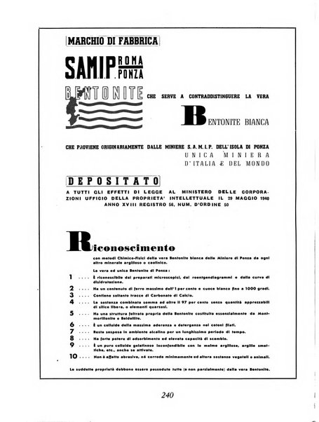 Materie prime d'Italia e dell'Impero rassegna mineraria mensile