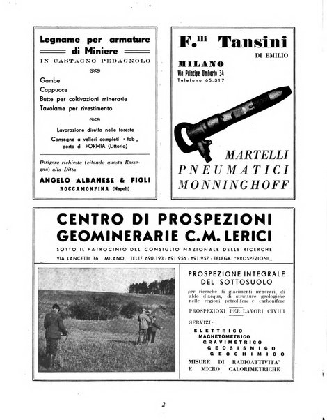 Materie prime d'Italia e dell'Impero rassegna mineraria mensile