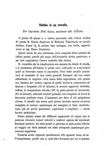 Il medico veterinario giornale teorico-pratico della Regia scuola di medicina veterinaria di Torino