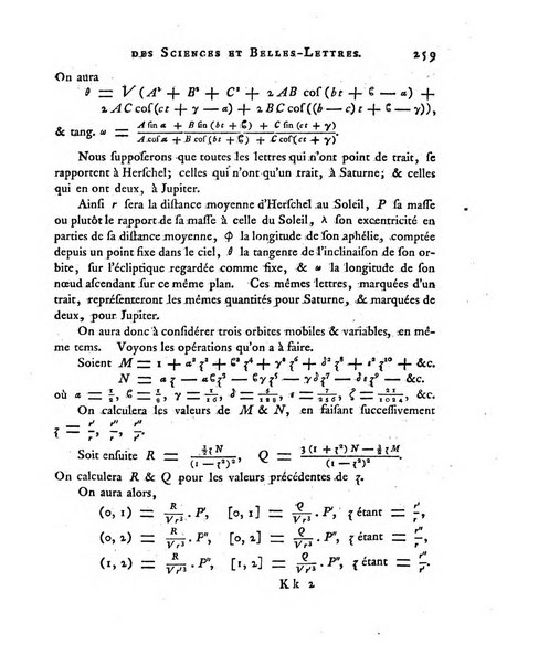 Memoires de l'Academie royale des sciences et belles lettres depuis l'avenement de Frederic Guillaume 2. au throne