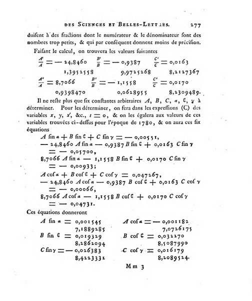 Memoires de l'Academie royale des sciences et belles lettres depuis l'avenement de Frederic Guillaume 2. au throne