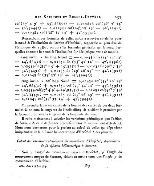 Memoires de l'Academie royale des sciences et belles lettres depuis l'avenement de Frederic Guillaume 2. au throne