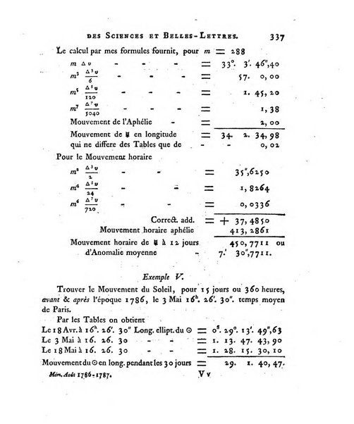 Memoires de l'Academie royale des sciences et belles lettres depuis l'avenement de Frederic Guillaume 2. au throne