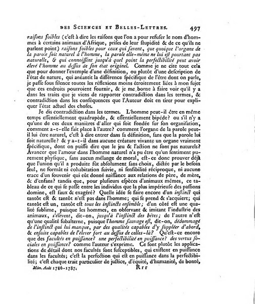 Memoires de l'Academie royale des sciences et belles lettres depuis l'avenement de Frederic Guillaume 2. au throne