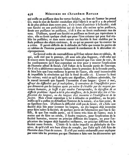 Memoires de l'Academie royale des sciences et belles lettres depuis l'avenement de Frederic Guillaume 2. au throne