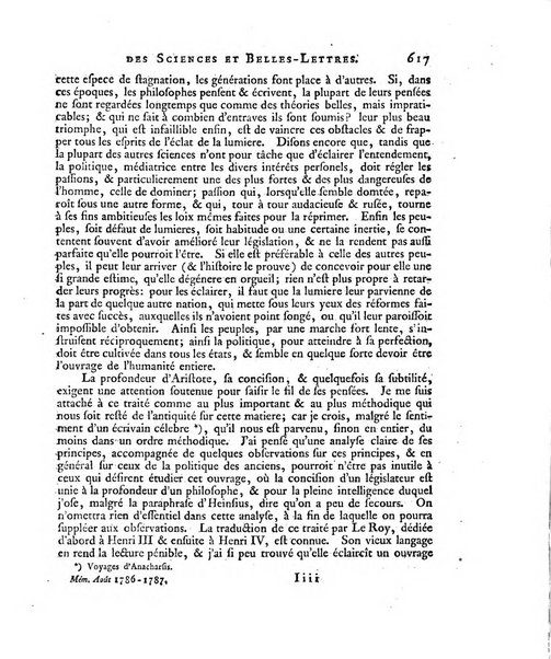 Memoires de l'Academie royale des sciences et belles lettres depuis l'avenement de Frederic Guillaume 2. au throne