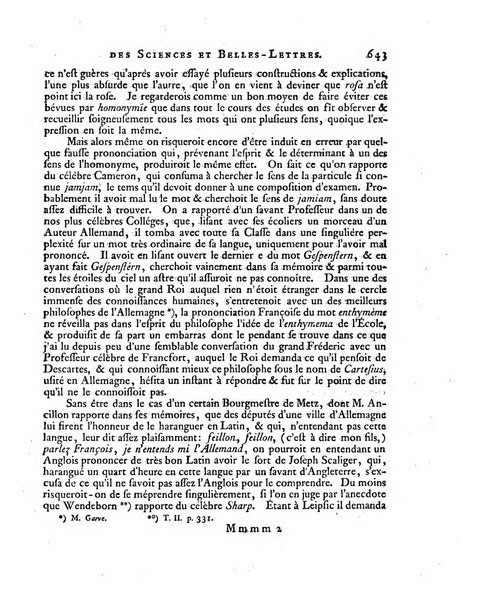 Memoires de l'Academie royale des sciences et belles lettres depuis l'avenement de Frederic Guillaume 2. au throne