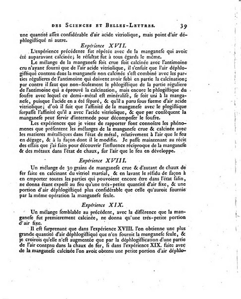 Memoires de l'Academie royale des sciences et belles lettres depuis l'avenement de Frederic Guillaume 2. au throne