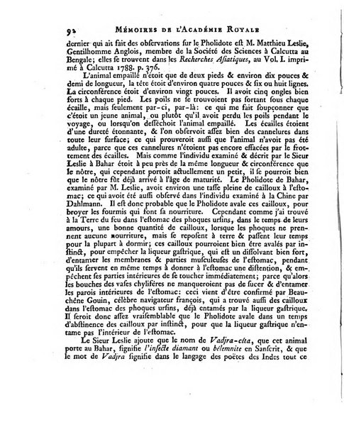 Memoires de l'Academie royale des sciences et belles lettres depuis l'avenement de Frederic Guillaume 2. au throne