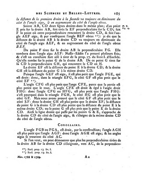 Memoires de l'Academie royale des sciences et belles lettres depuis l'avenement de Frederic Guillaume 2. au throne