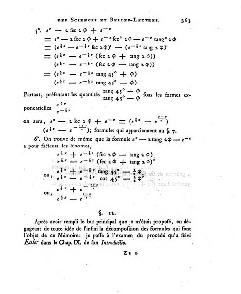 Memoires de l'Academie royale des sciences et belles lettres depuis l'avenement de Frederic Guillaume 2. au throne