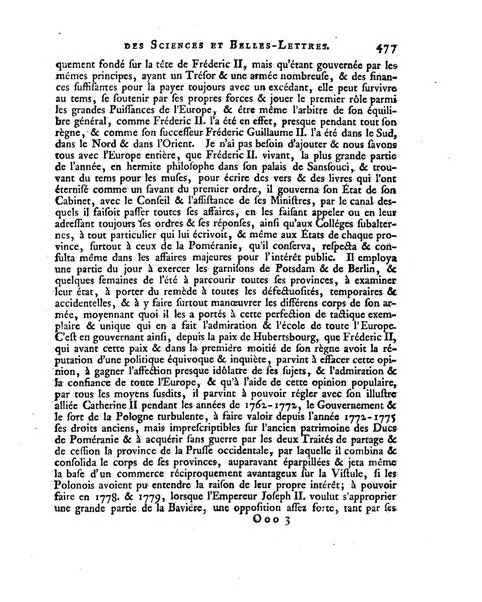 Memoires de l'Academie royale des sciences et belles lettres depuis l'avenement de Frederic Guillaume 2. au throne