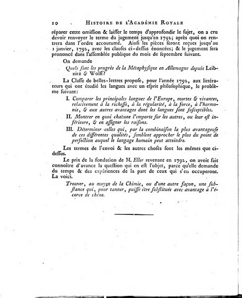 Memoires de l'Academie royale des sciences et belles lettres depuis l'avenement de Frederic Guillaume 2. au throne