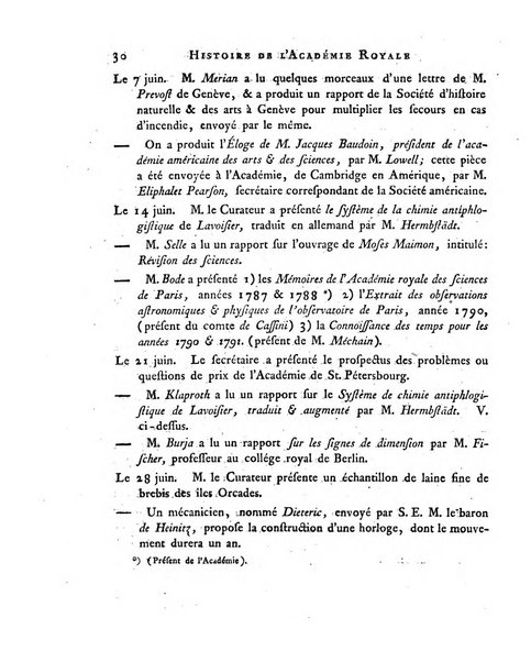 Memoires de l'Academie royale des sciences et belles lettres depuis l'avenement de Frederic Guillaume 2. au throne