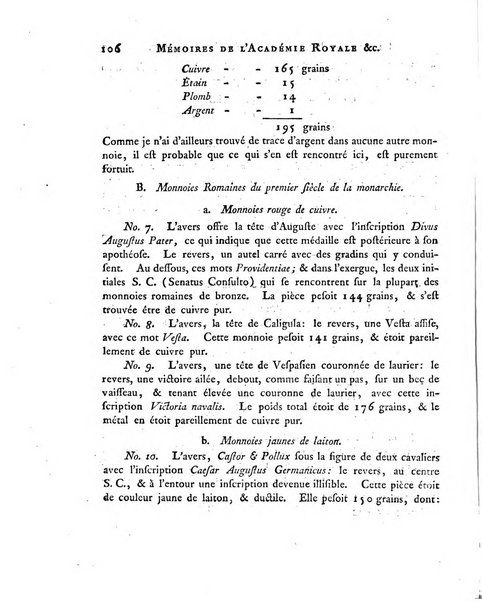 Memoires de l'Academie royale des sciences et belles lettres depuis l'avenement de Frederic Guillaume 2. au throne