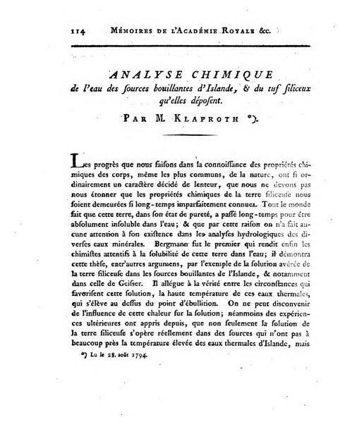 Memoires de l'Academie royale des sciences et belles lettres depuis l'avenement de Frederic Guillaume 2. au throne