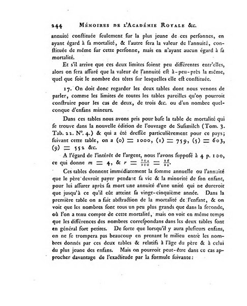 Memoires de l'Academie royale des sciences et belles lettres depuis l'avenement de Frederic Guillaume 2. au throne