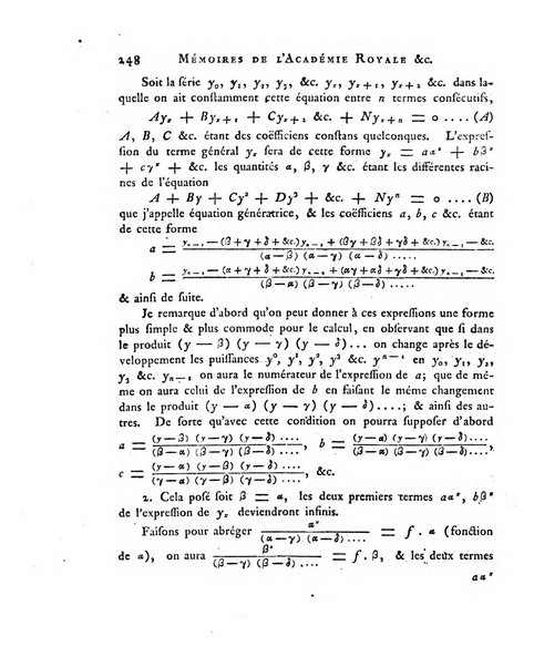 Memoires de l'Academie royale des sciences et belles lettres depuis l'avenement de Frederic Guillaume 2. au throne