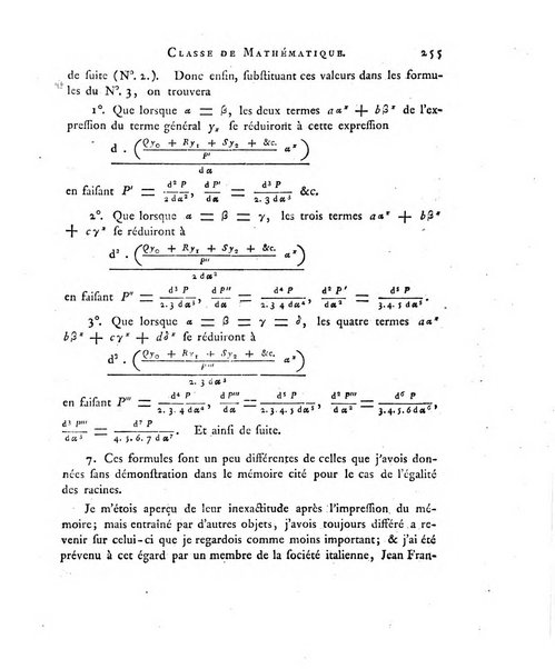 Memoires de l'Academie royale des sciences et belles lettres depuis l'avenement de Frederic Guillaume 2. au throne