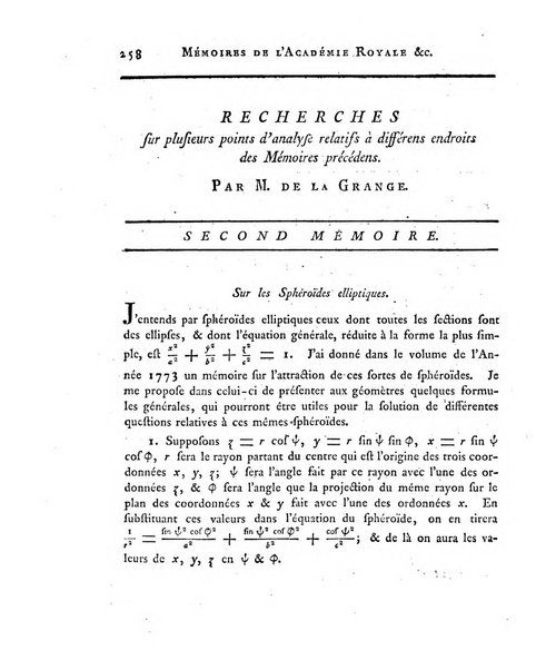 Memoires de l'Academie royale des sciences et belles lettres depuis l'avenement de Frederic Guillaume 2. au throne