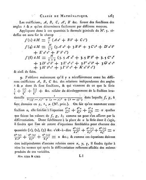 Memoires de l'Academie royale des sciences et belles lettres depuis l'avenement de Frederic Guillaume 2. au throne