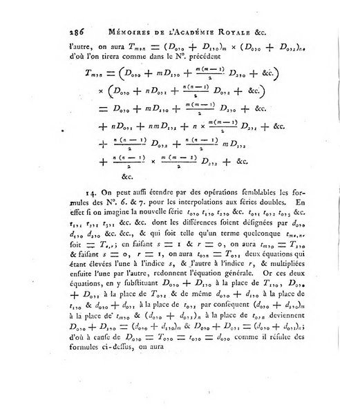 Memoires de l'Academie royale des sciences et belles lettres depuis l'avenement de Frederic Guillaume 2. au throne