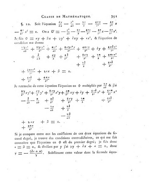 Memoires de l'Academie royale des sciences et belles lettres depuis l'avenement de Frederic Guillaume 2. au throne