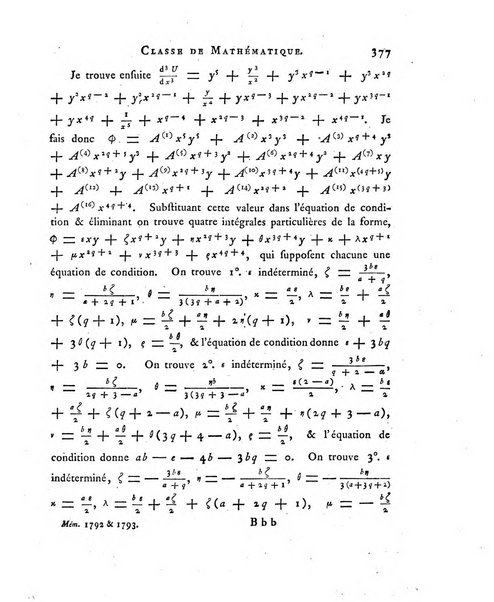 Memoires de l'Academie royale des sciences et belles lettres depuis l'avenement de Frederic Guillaume 2. au throne