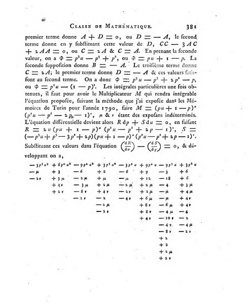 Memoires de l'Academie royale des sciences et belles lettres depuis l'avenement de Frederic Guillaume 2. au throne