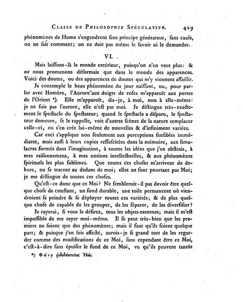 Memoires de l'Academie royale des sciences et belles lettres depuis l'avenement de Frederic Guillaume 2. au throne