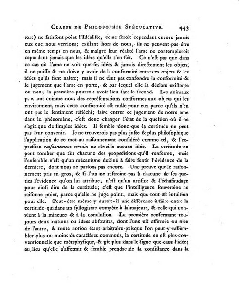 Memoires de l'Academie royale des sciences et belles lettres depuis l'avenement de Frederic Guillaume 2. au throne