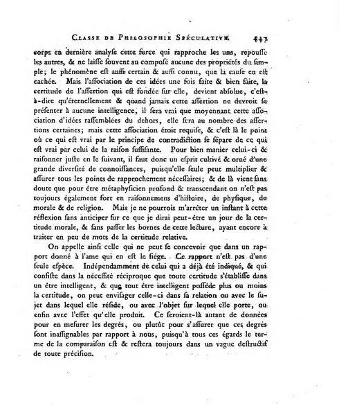 Memoires de l'Academie royale des sciences et belles lettres depuis l'avenement de Frederic Guillaume 2. au throne