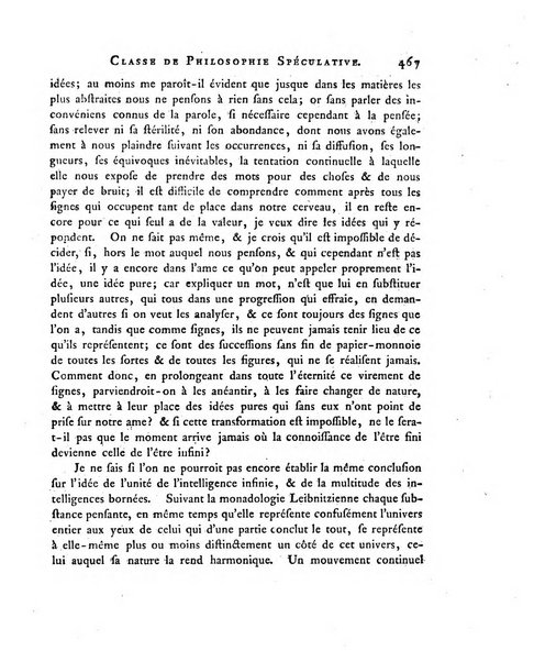 Memoires de l'Academie royale des sciences et belles lettres depuis l'avenement de Frederic Guillaume 2. au throne