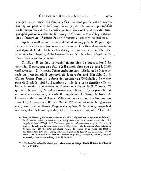 Memoires de l'Academie royale des sciences et belles lettres depuis l'avenement de Frederic Guillaume 2. au throne