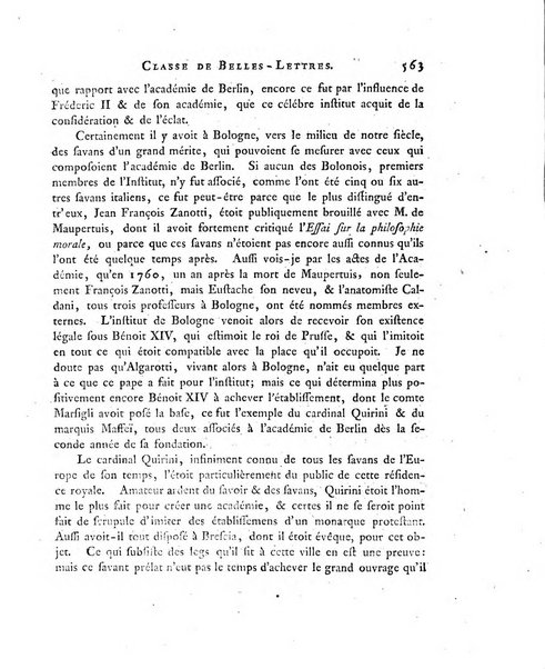 Memoires de l'Academie royale des sciences et belles lettres depuis l'avenement de Frederic Guillaume 2. au throne