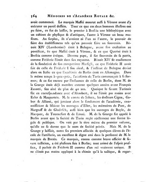 Memoires de l'Academie royale des sciences et belles lettres depuis l'avenement de Frederic Guillaume 2. au throne