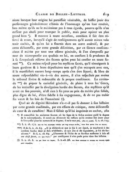 Memoires de l'Academie royale des sciences et belles lettres depuis l'avenement de Frederic Guillaume 2. au throne