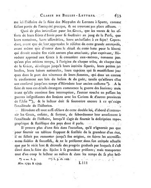 Memoires de l'Academie royale des sciences et belles lettres depuis l'avenement de Frederic Guillaume 2. au throne