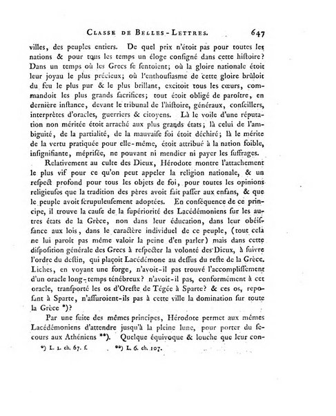 Memoires de l'Academie royale des sciences et belles lettres depuis l'avenement de Frederic Guillaume 2. au throne